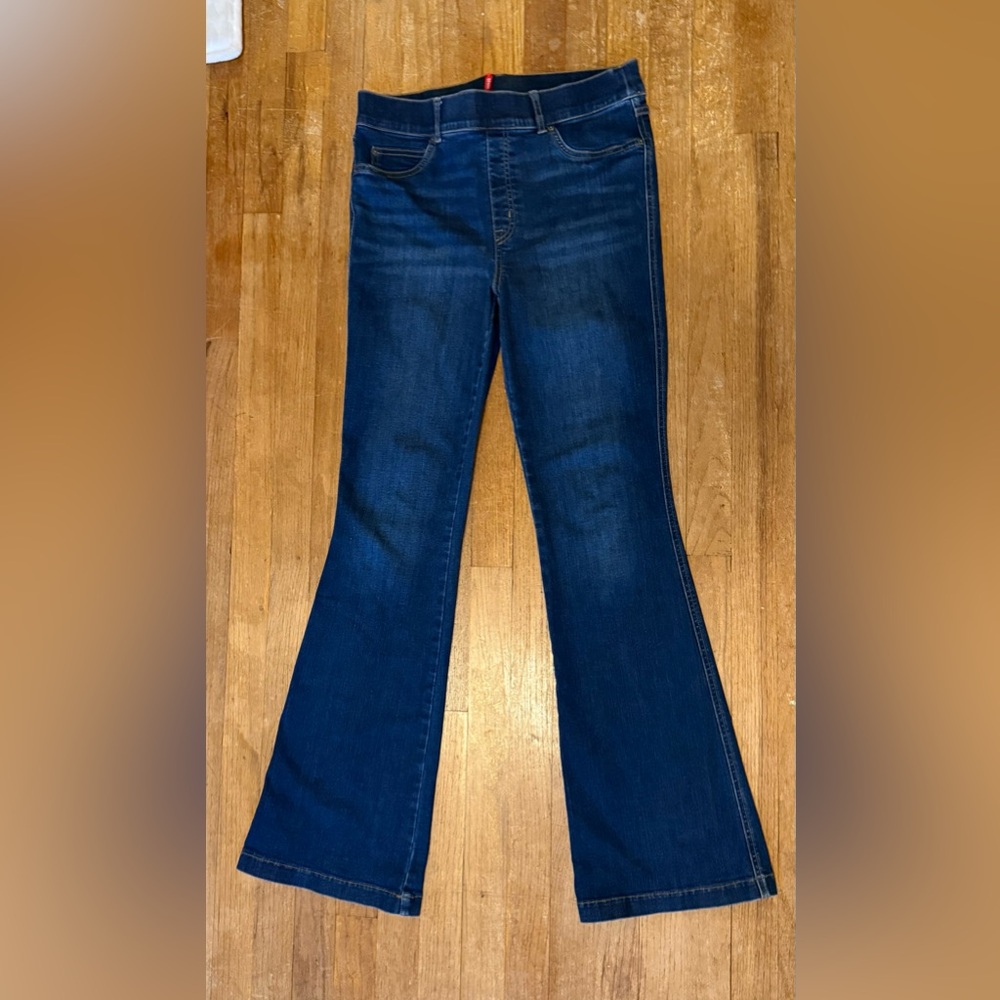 SPANX Dark Blue Flare Jeans